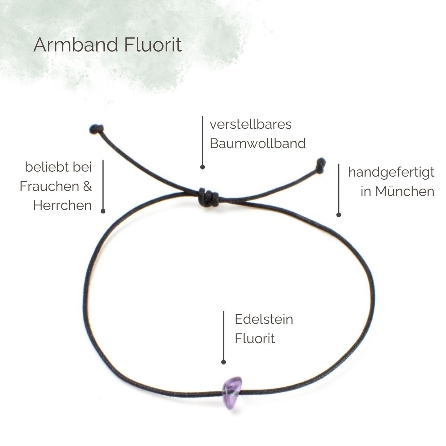 Highlights Armband Fluorit