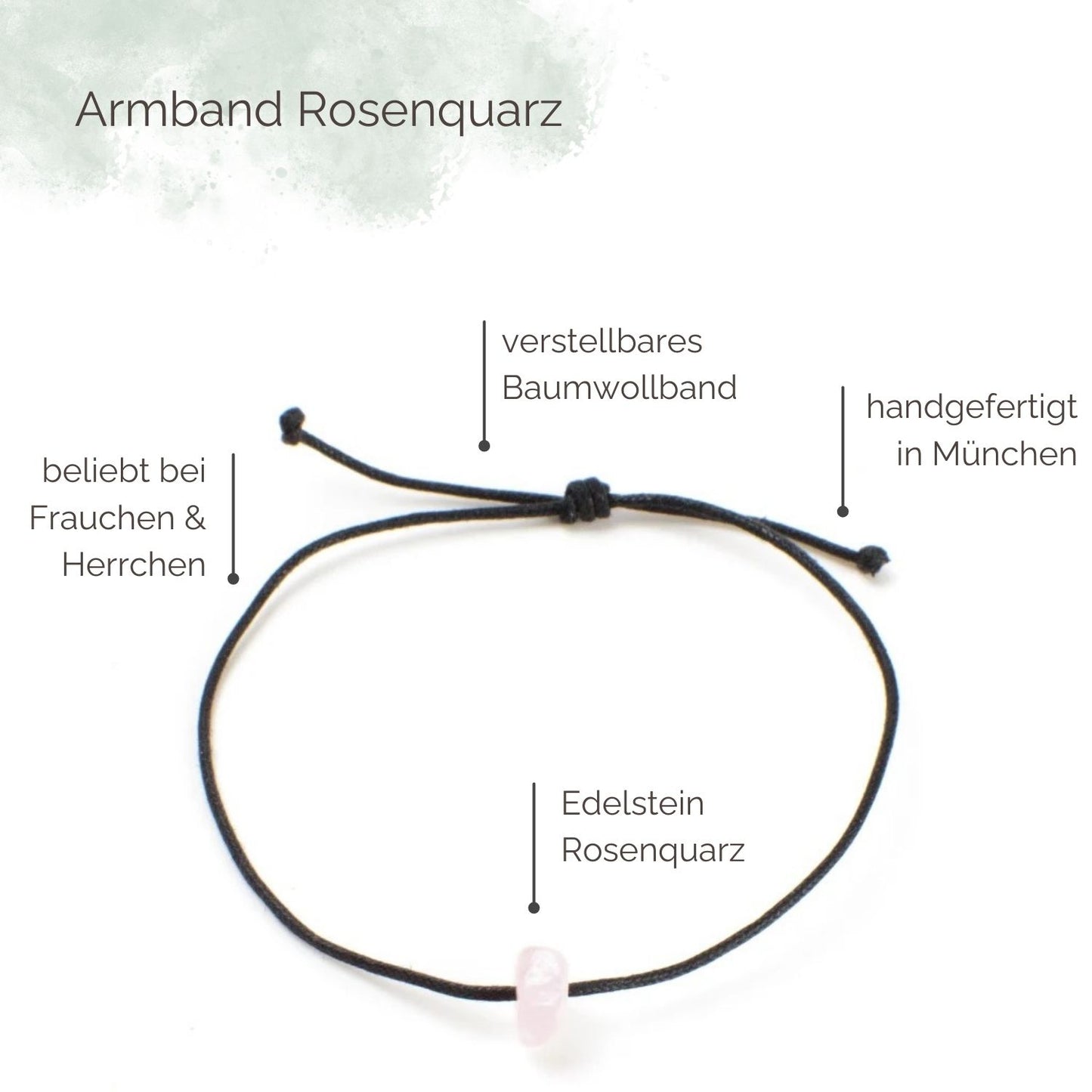 Highlights Armband Rosenquarz