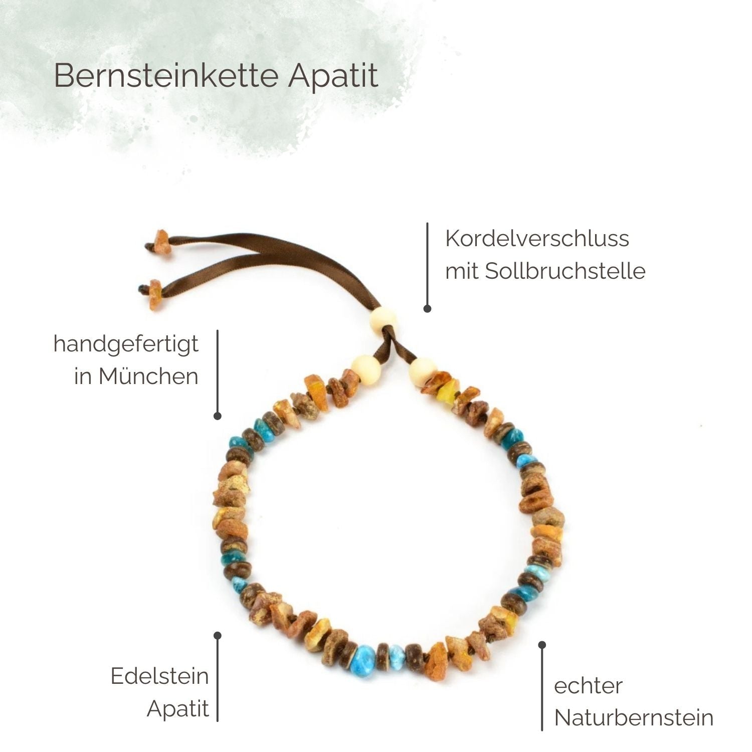 Highlights Bernsteinkette für Hunde