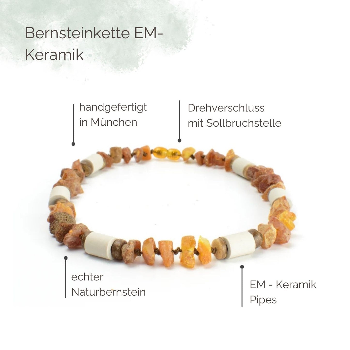 Highlights Bernsteinkette für Hunde