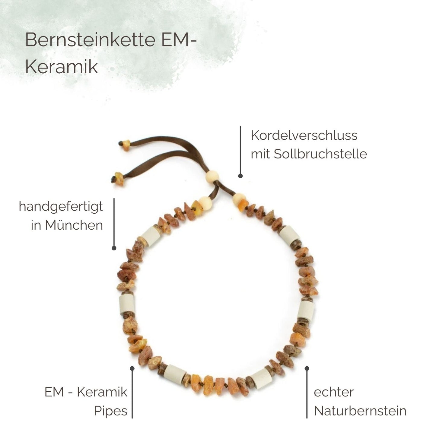 Highlights Bernsteinkette für Hunde