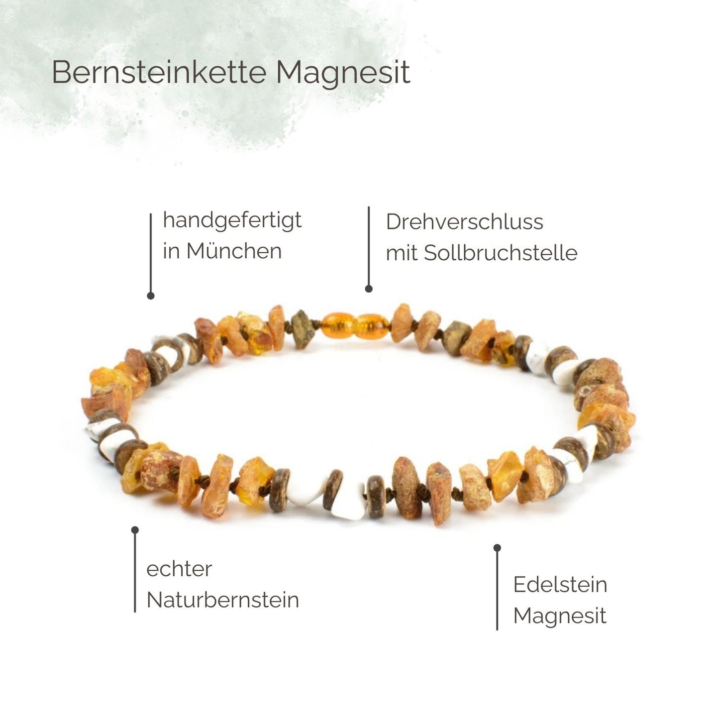 Highlights Bernsteinkette für Hunde