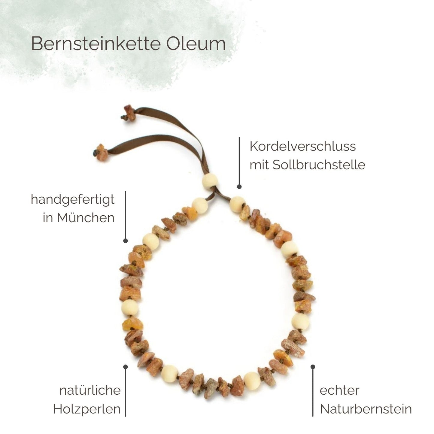 Highlights Bernsteinkette für Hunde