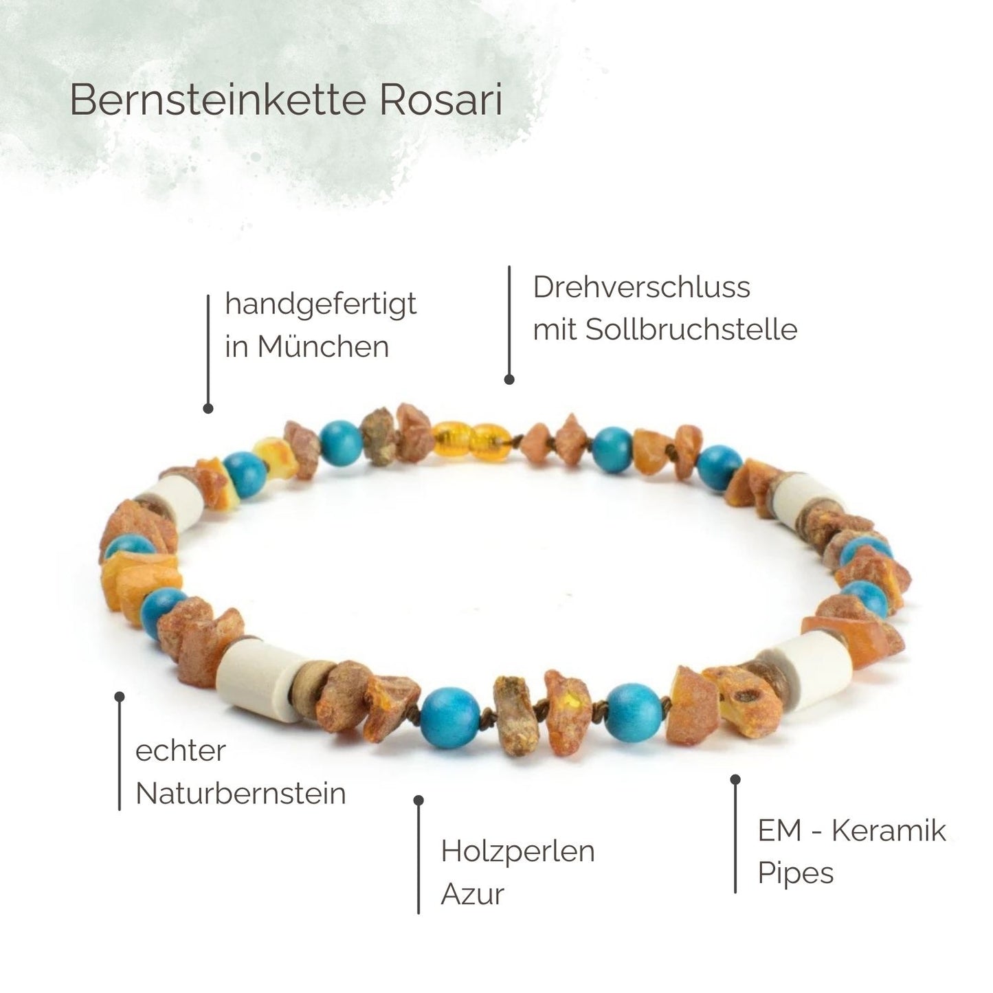 Highlights Bernsteinkette für Hunde