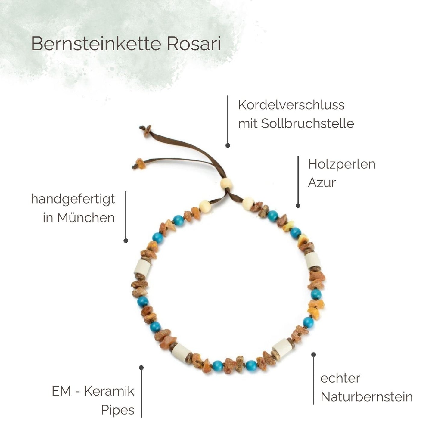 Highlights Bernsteinkette für Hunde