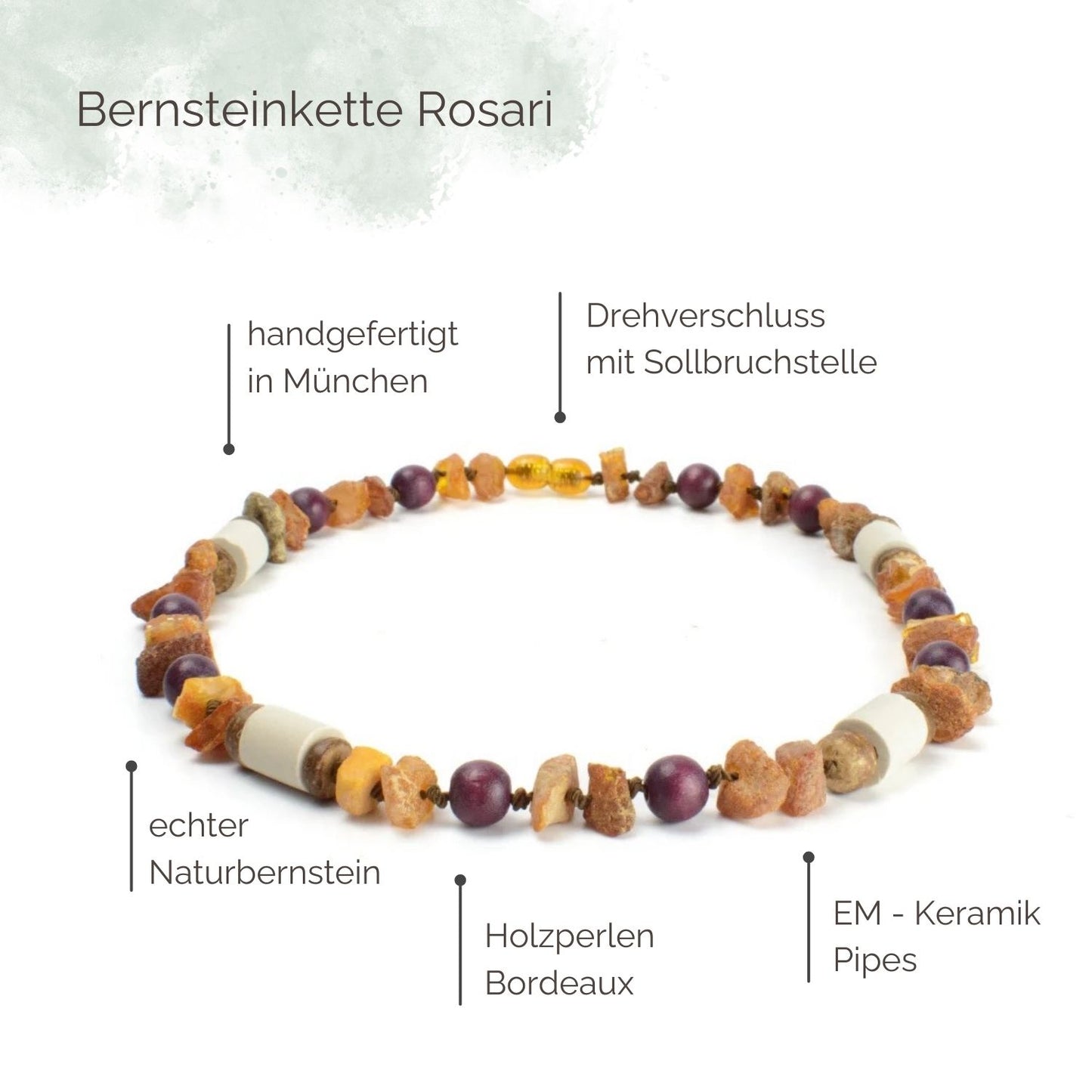 Highlights Bernsteinkette für Hunde