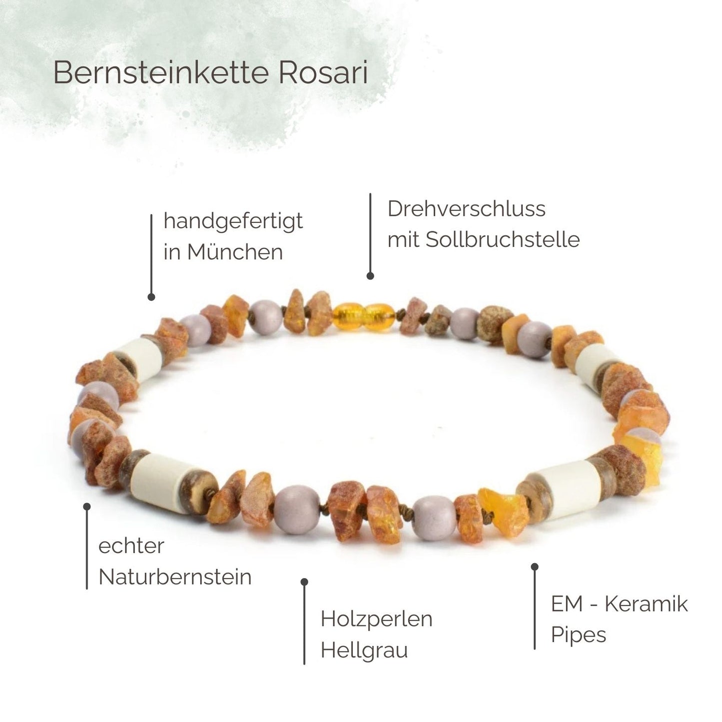 Highlights Bernsteinkette für Hunde