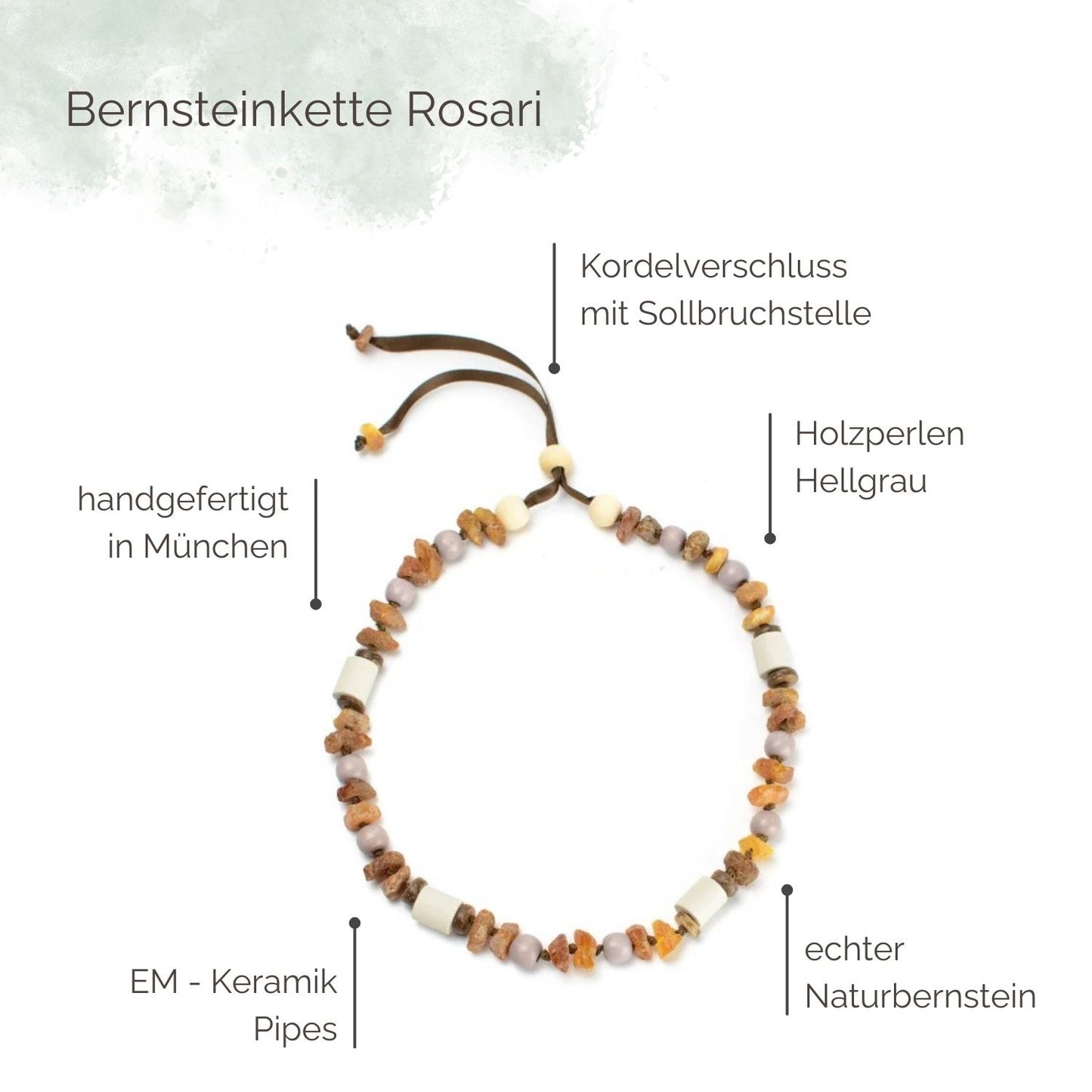 Highlights Bernsteinkette für Hunde