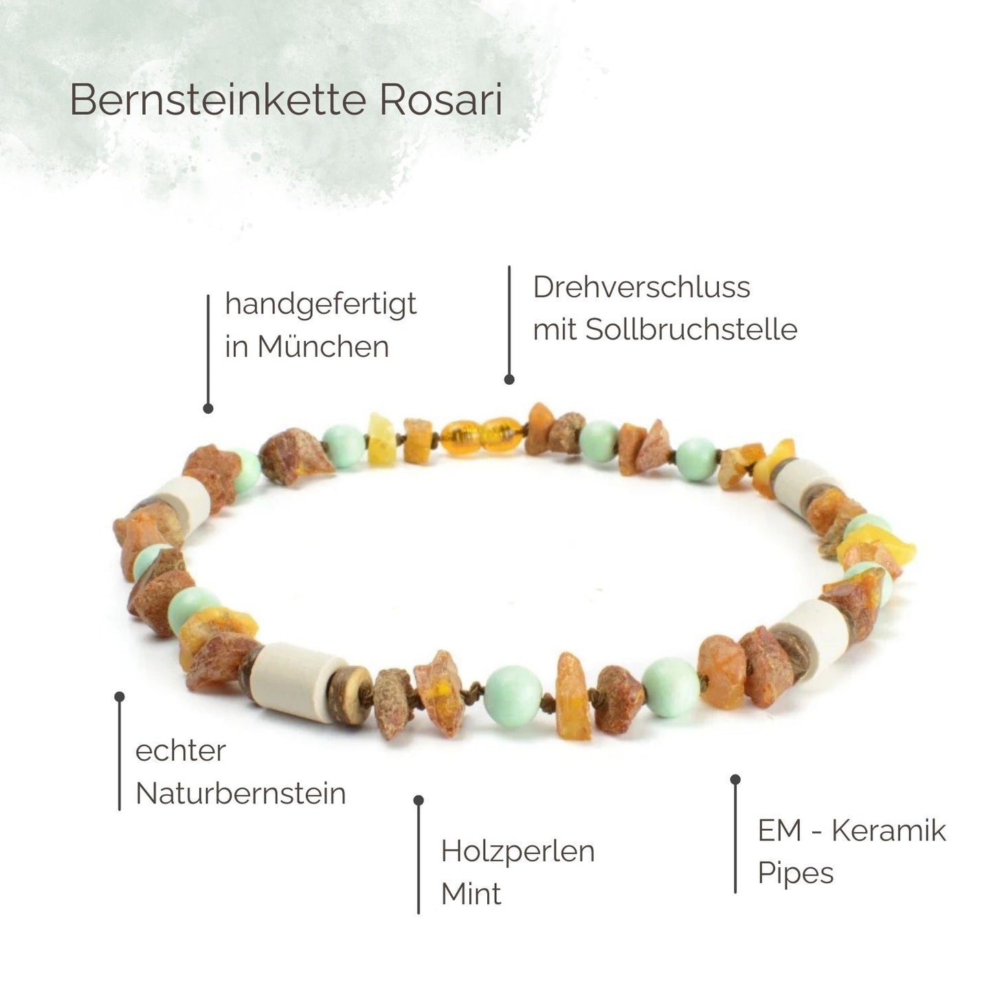 Highlights Bernsteinkette für Hunde