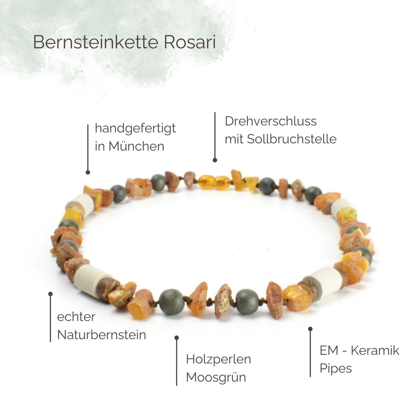 Highlights Bernsteinkette für Hunde