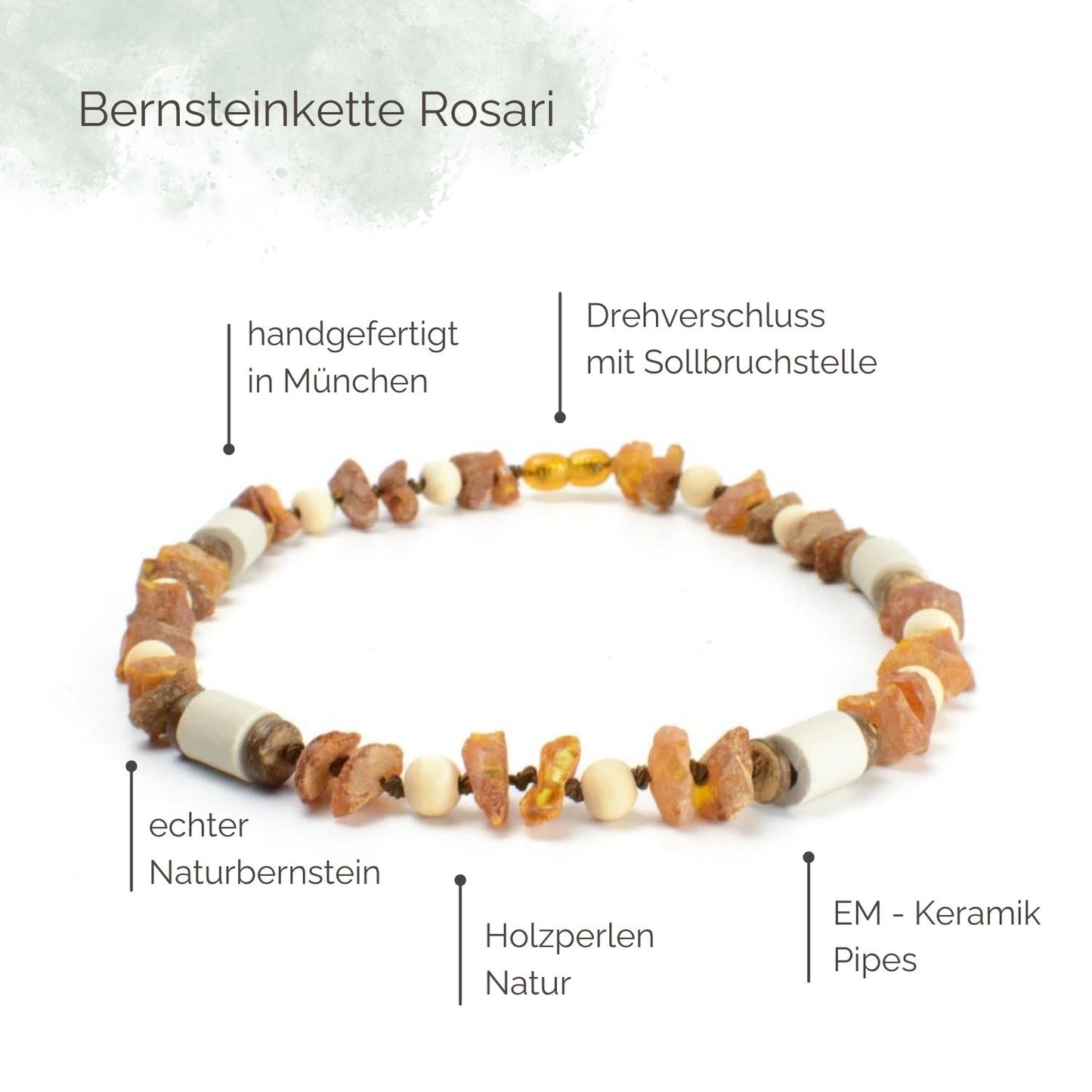 Highlights Bernsteinkette für Hunde