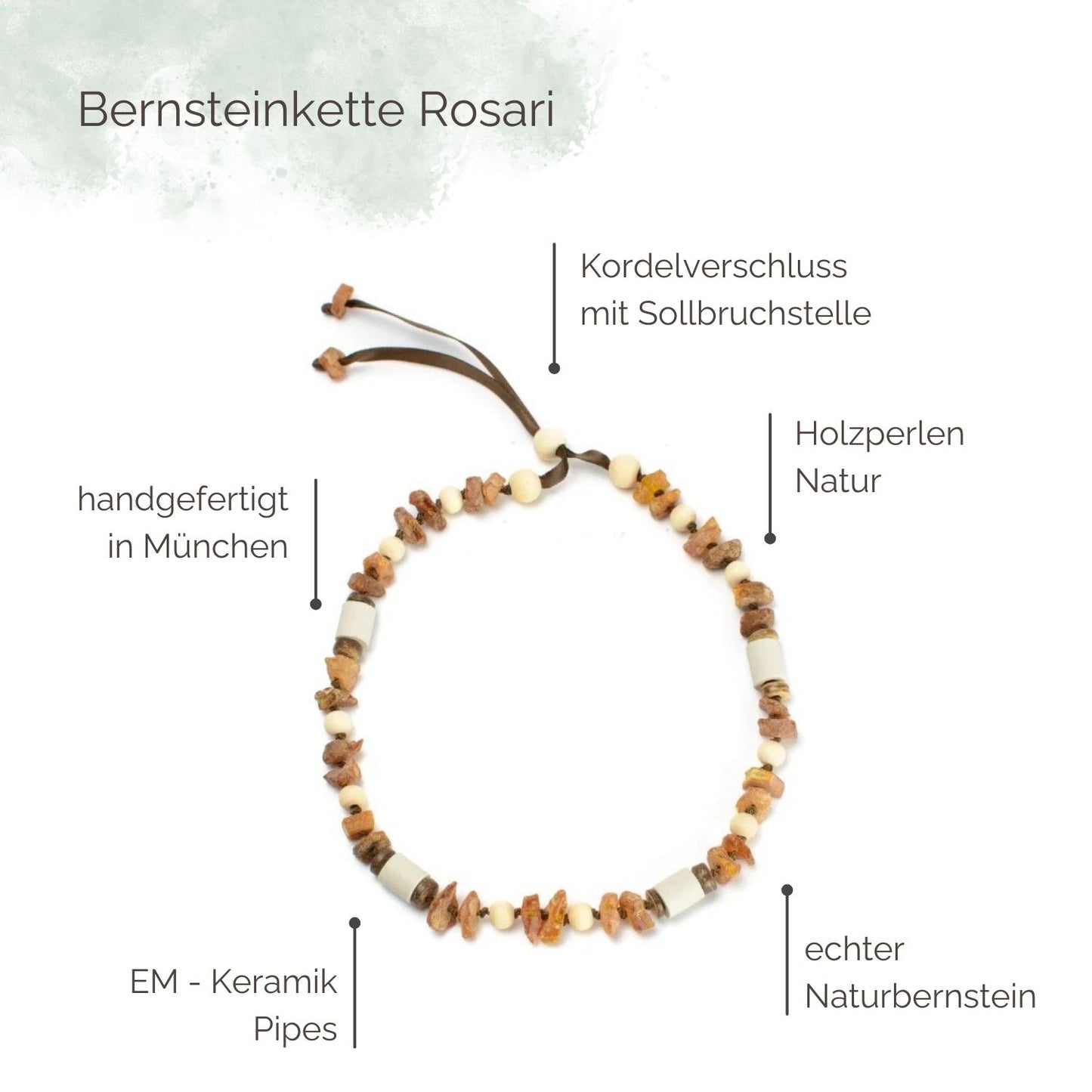 Highlights Bernsteinkette für Hunde