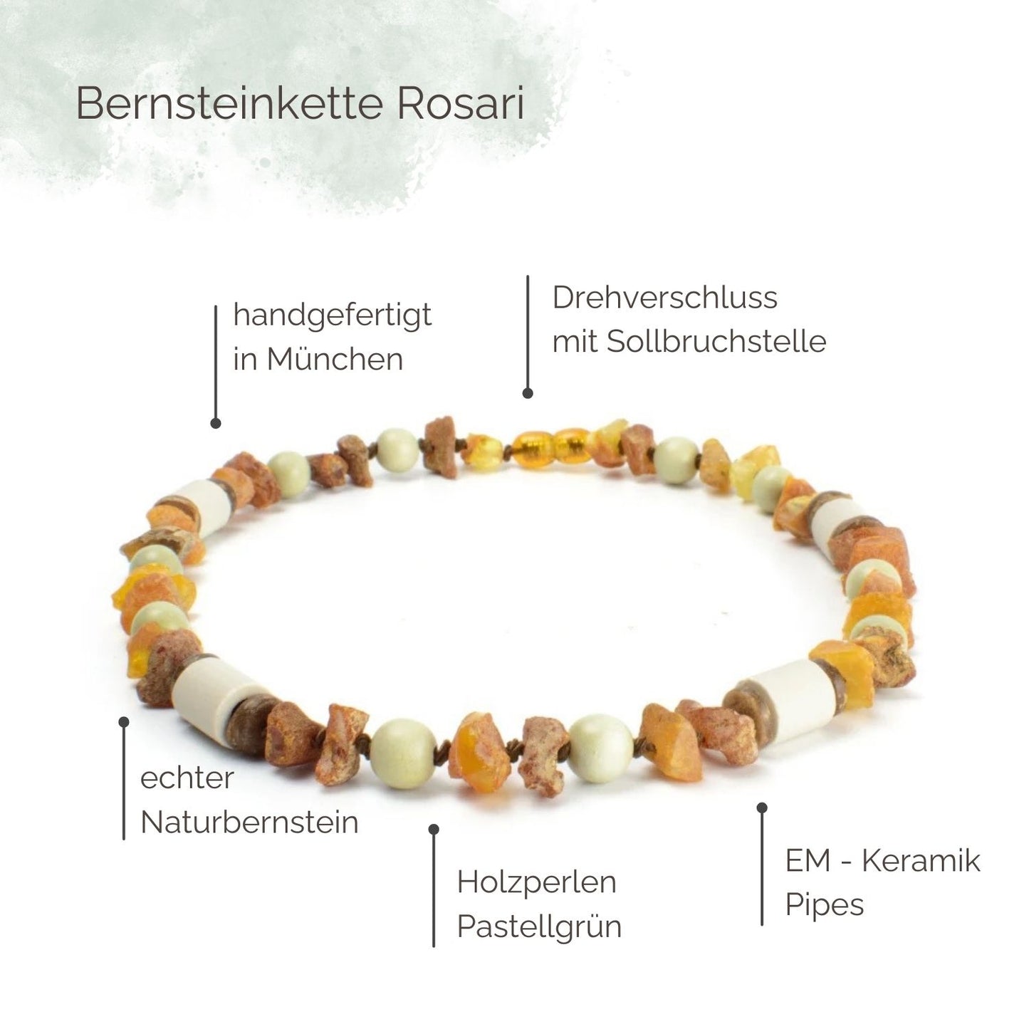 Highlights Bernsteinkette für Hunde