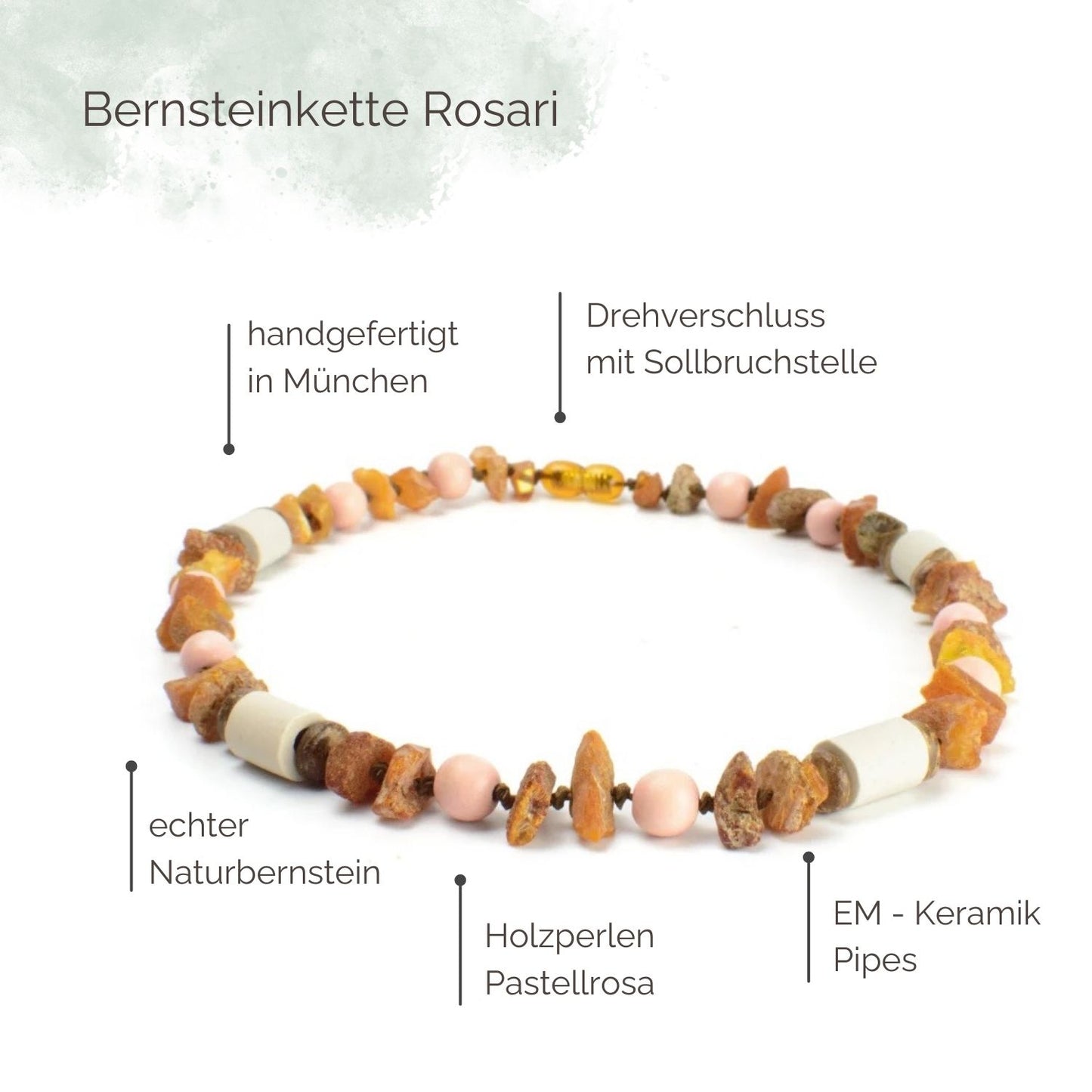 Highlights Bernsteinkette für Hunde