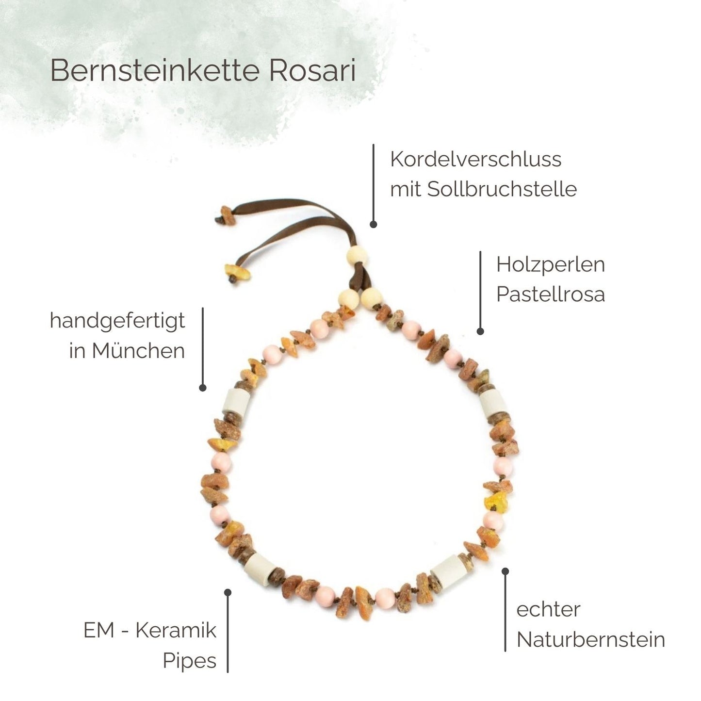 Highlights Bernsteinkette für Hunde