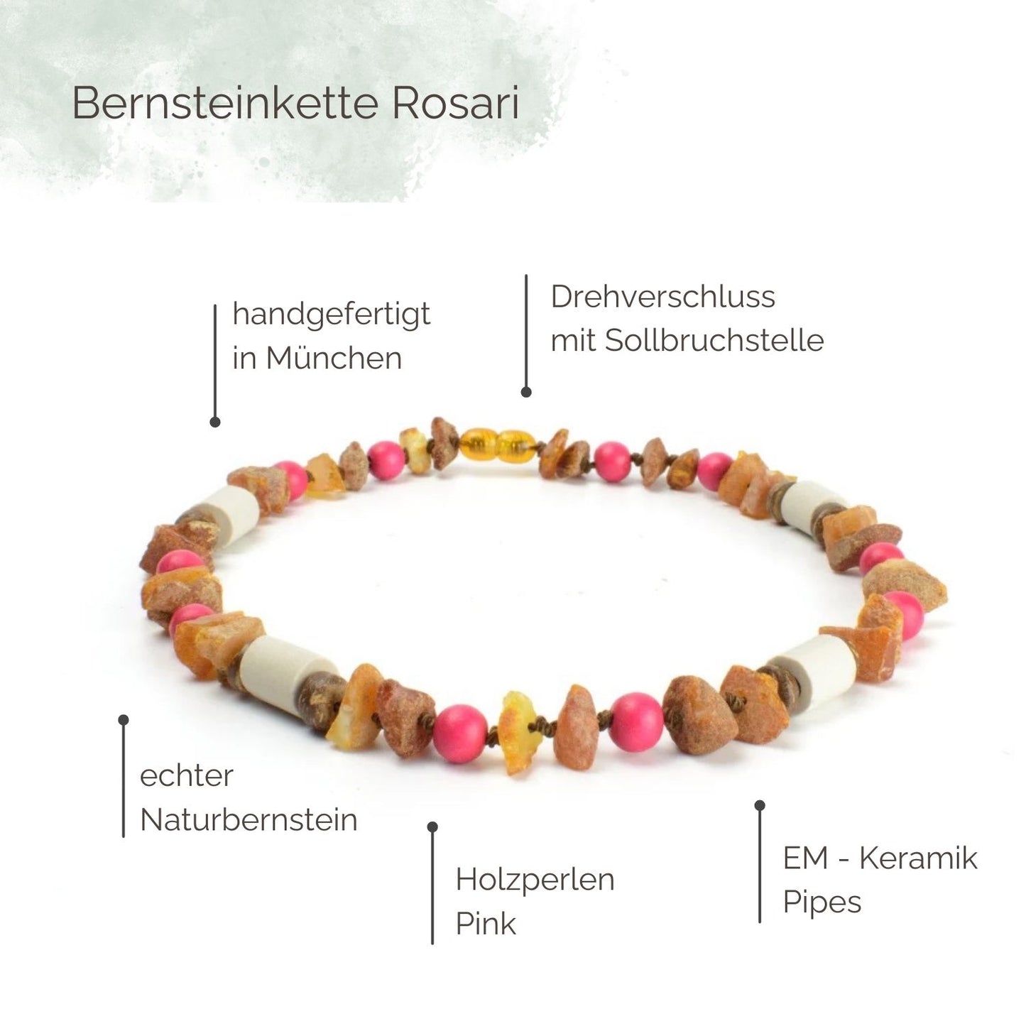 Highlights Bernsteinkette für Hunde