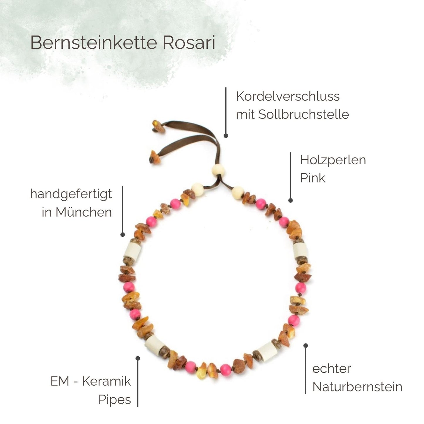 Highlights Bernsteinkette für Hunde
