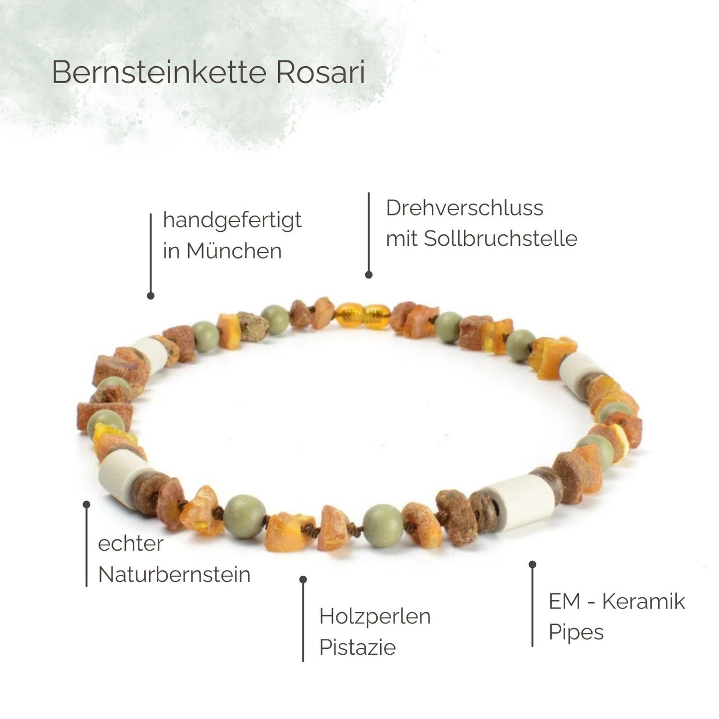 Highlights Bernsteinkette für Hunde