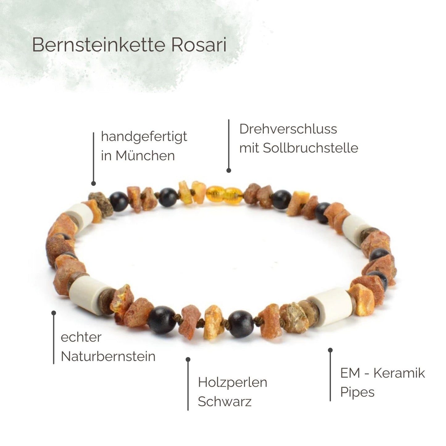 Highlights Bernsteinkette für Hunde