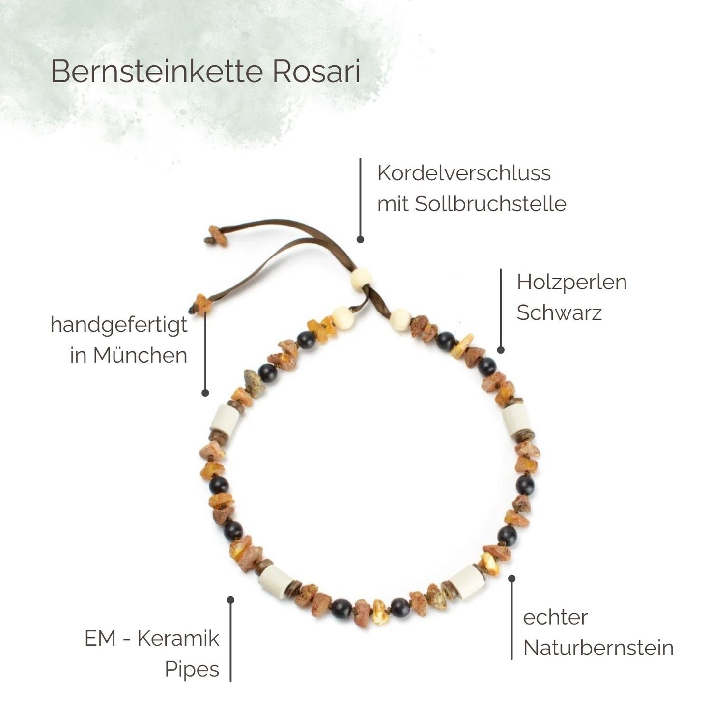 Highlights Bernsteinkette für Hunde