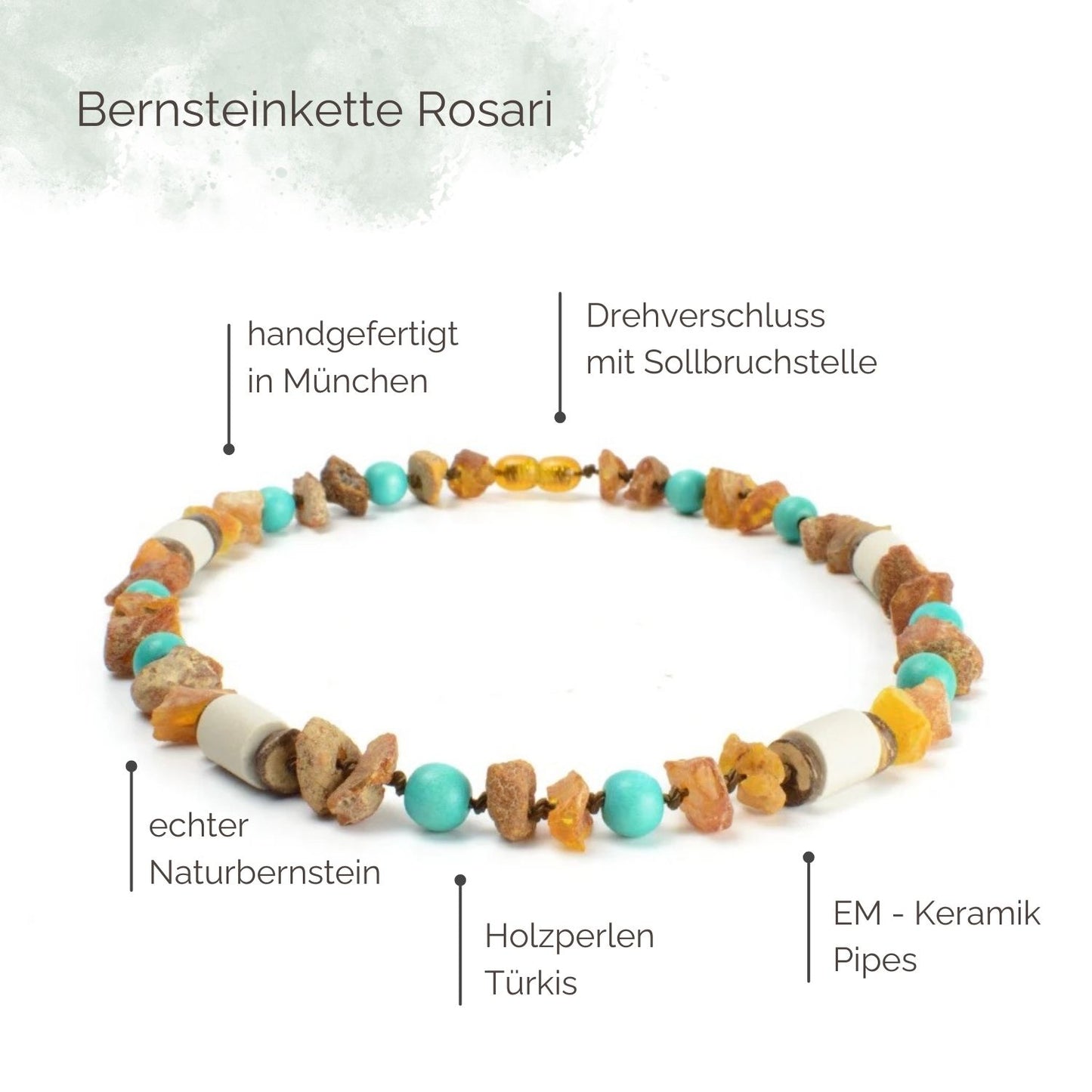 Highlights Bernsteinkette für Hunde