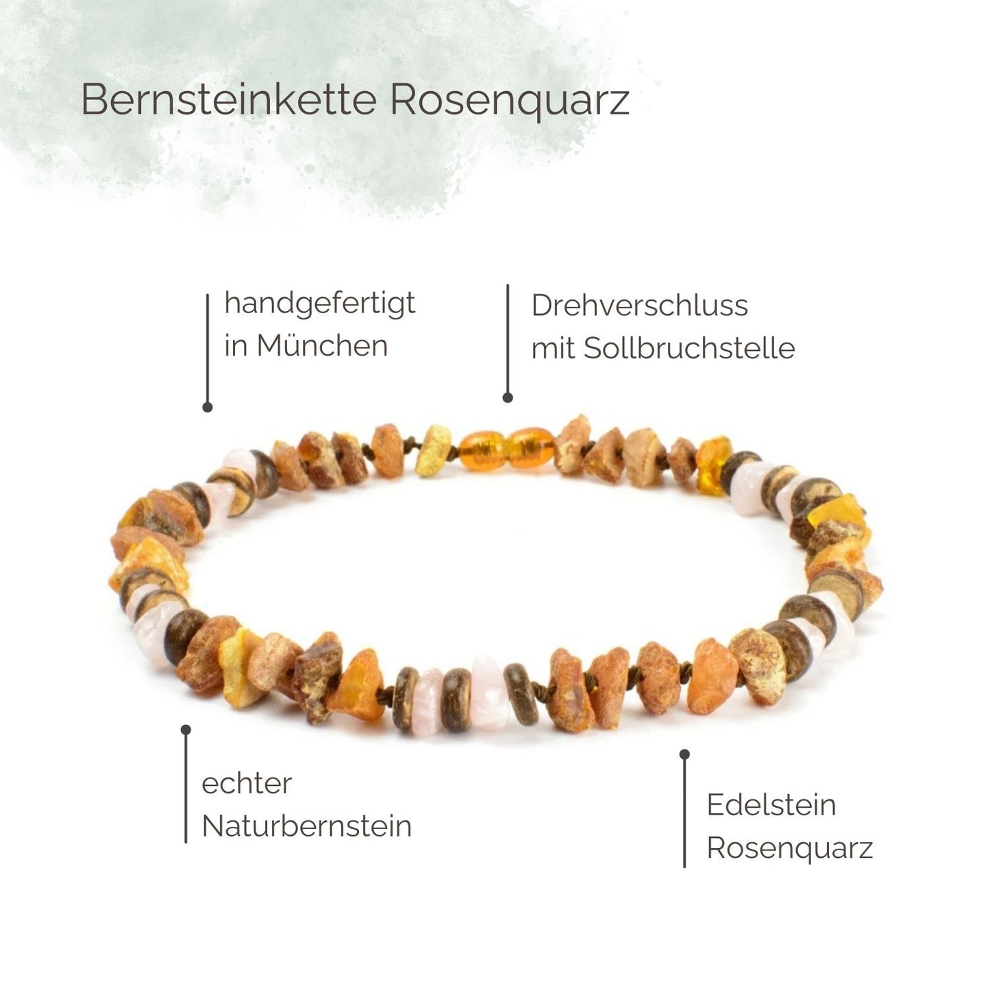 Highlights Bernsteinkette für Hunde