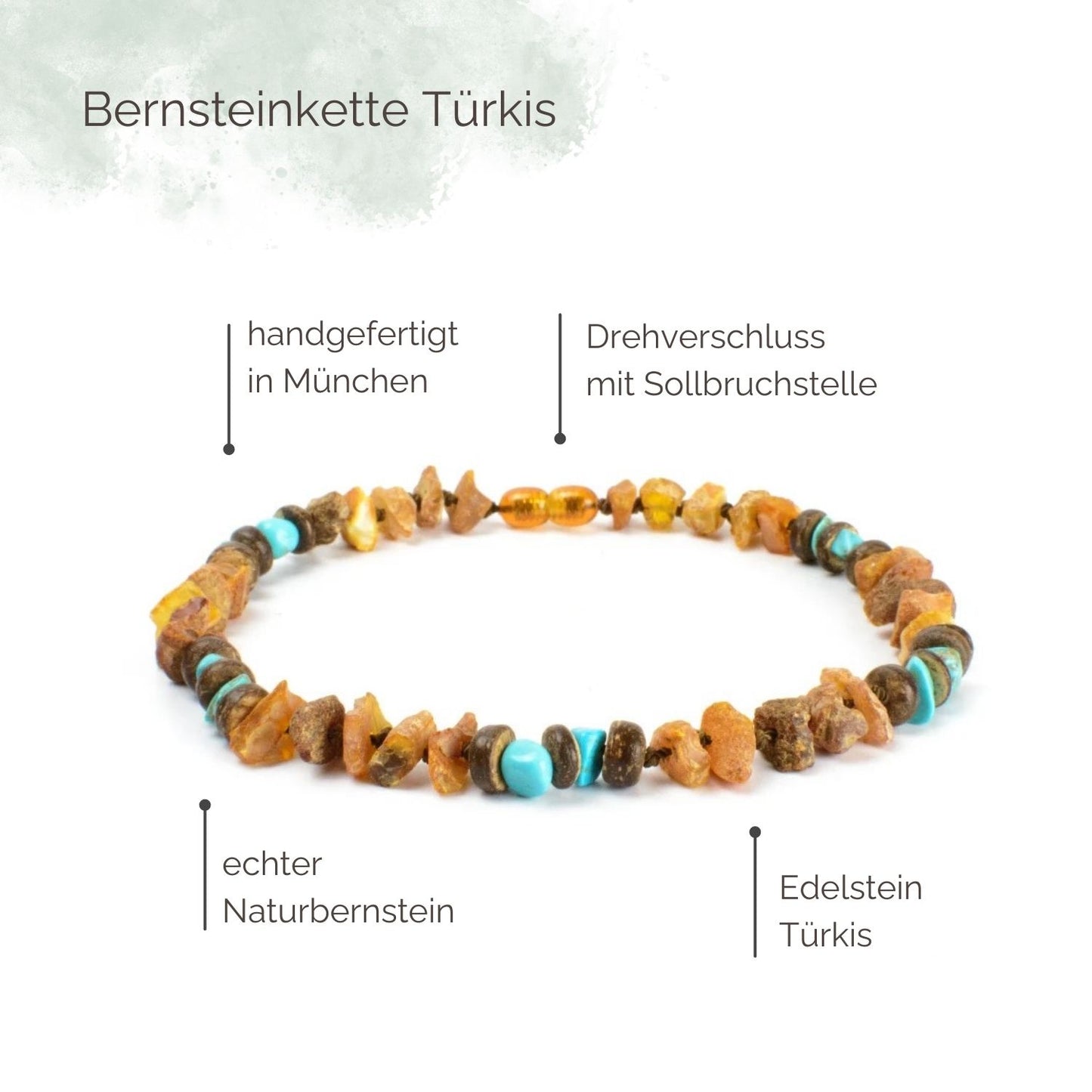 Highlights Bernsteinkette für Hunde