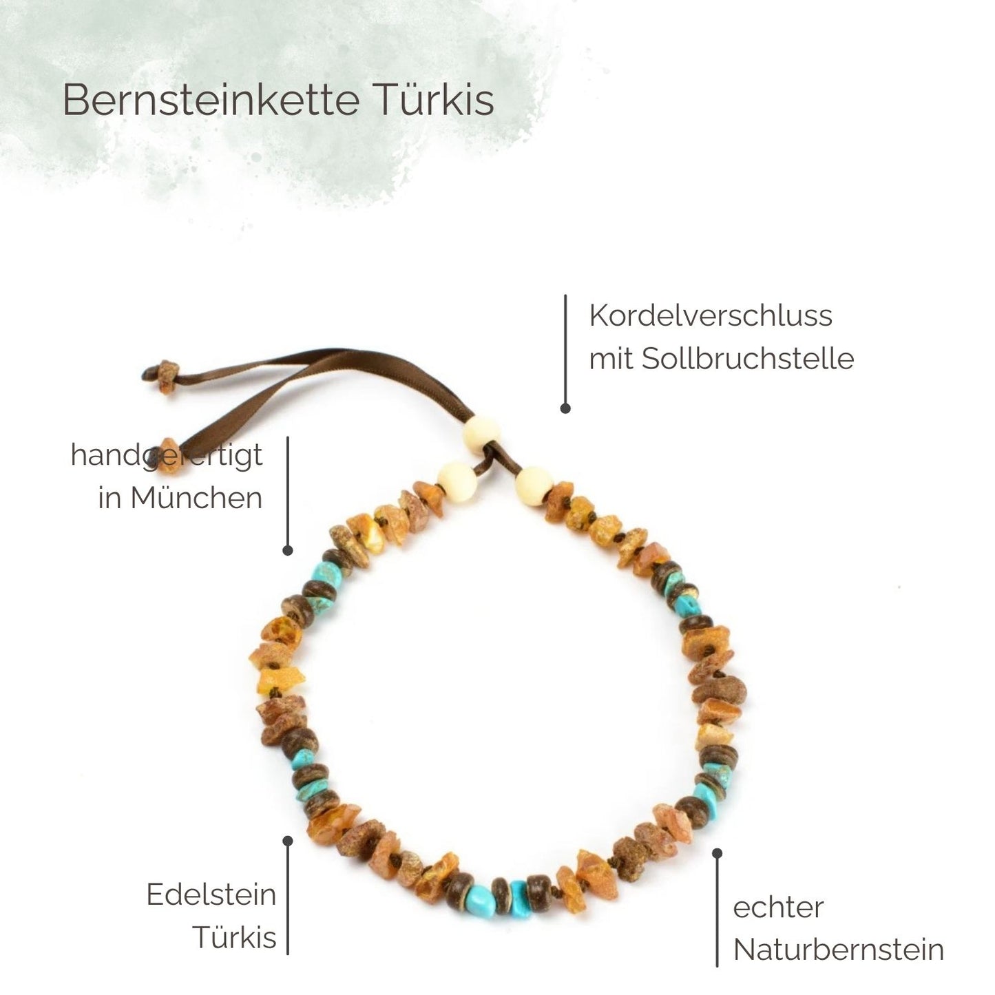 Highlights Bernsteinkette für Hunde