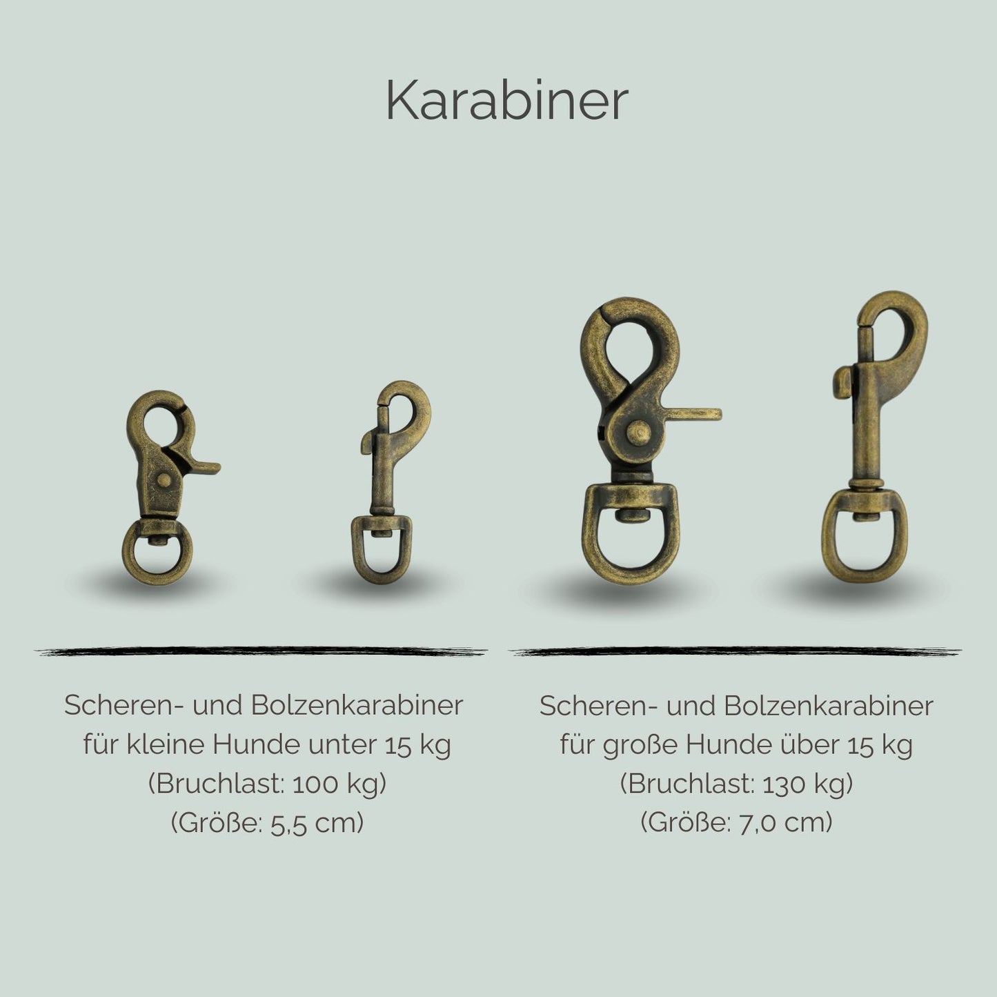 Retrieverleine Rundleder 'Lederjäger' Braun