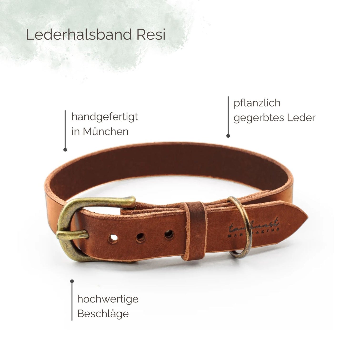 Lederhalsband Resi für Hunde