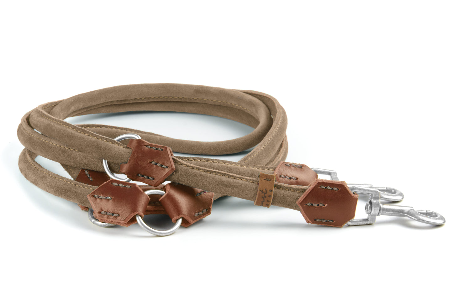 Wildlederleine 'Wildfang' Beige