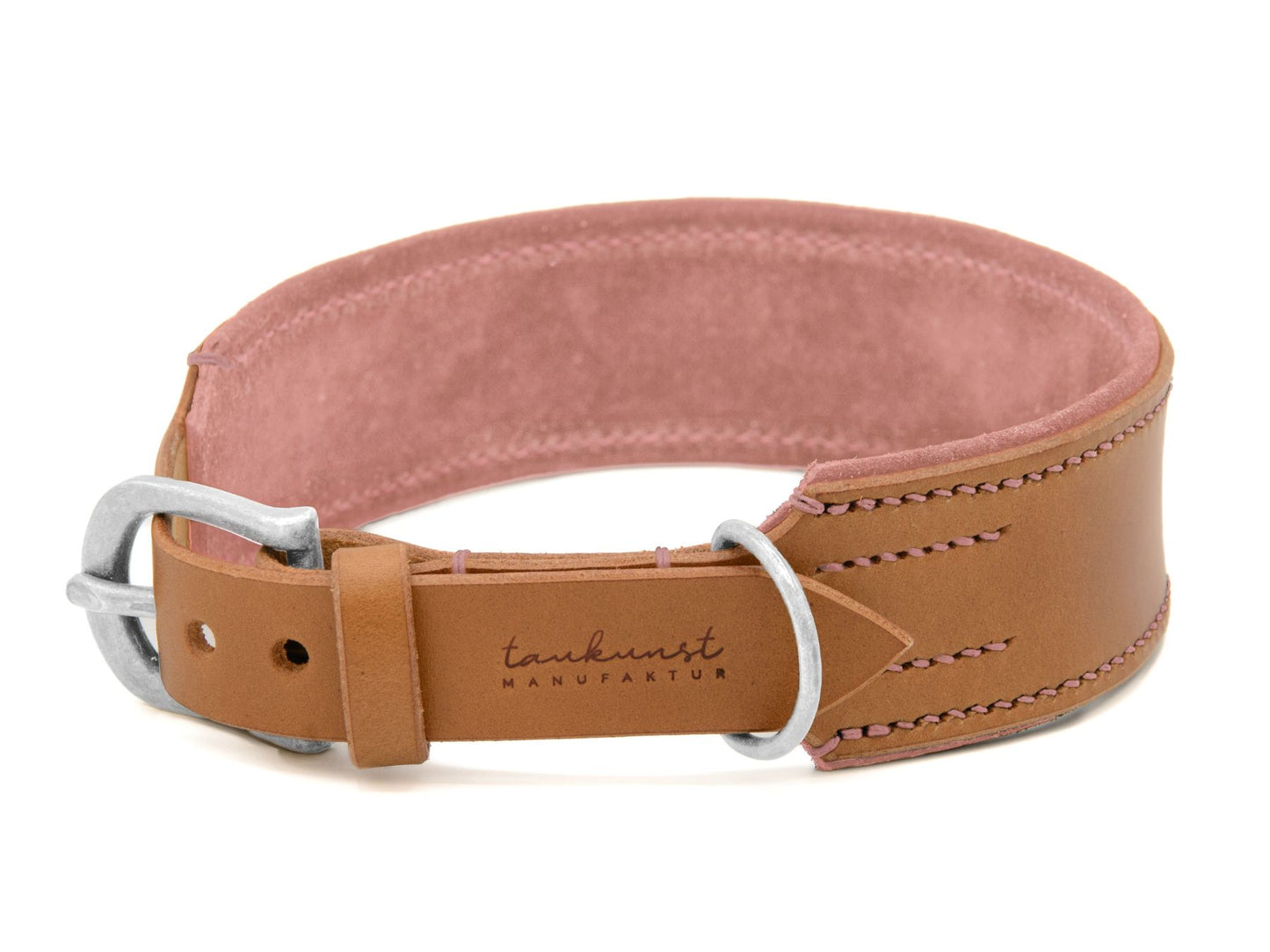Lederhalsband 'Wildfang' Camel