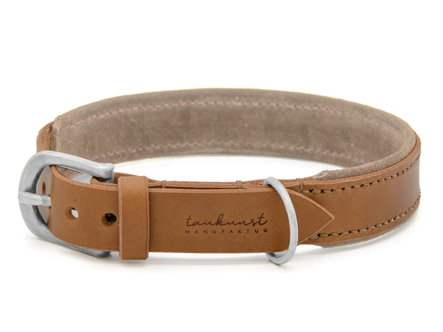 Lederhalsband 'Wildfang' Camel