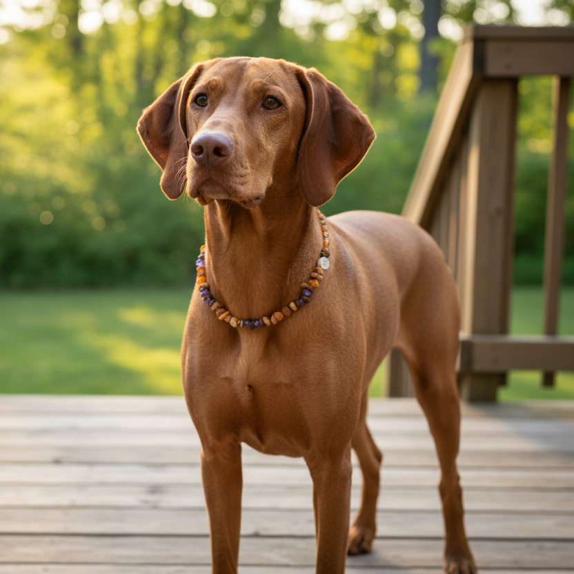 Bernsteinkette Hund Amethyst Shooting