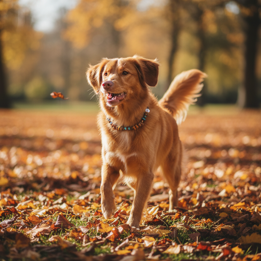 Bernsteinkette Hund Apatit Shooting