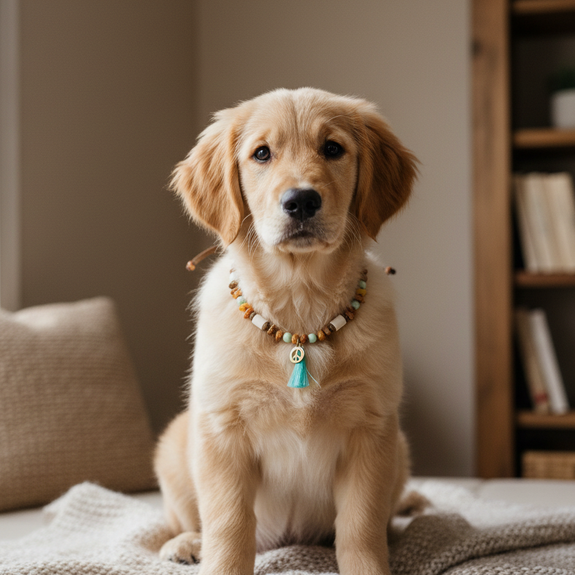 Bernsteinkette Rosari Mint Hund Verstellbar Shooting