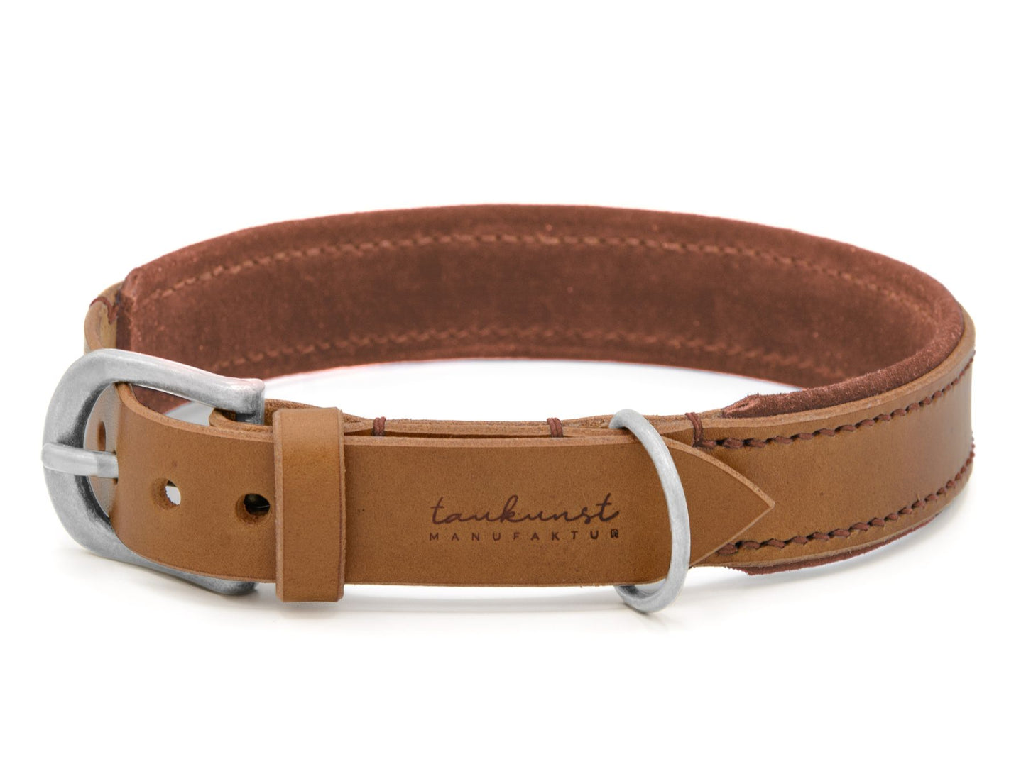 Lederhalsband 'Wildfang' Camel