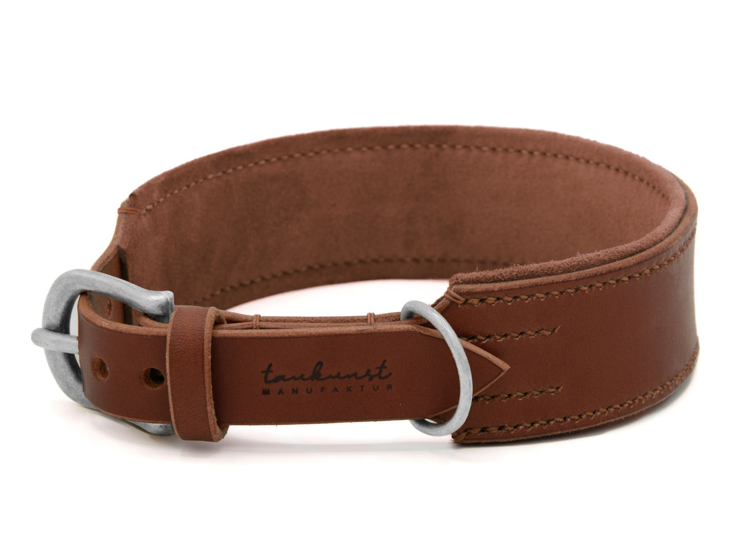 Lederhalsband 'Wildfang' Braun
