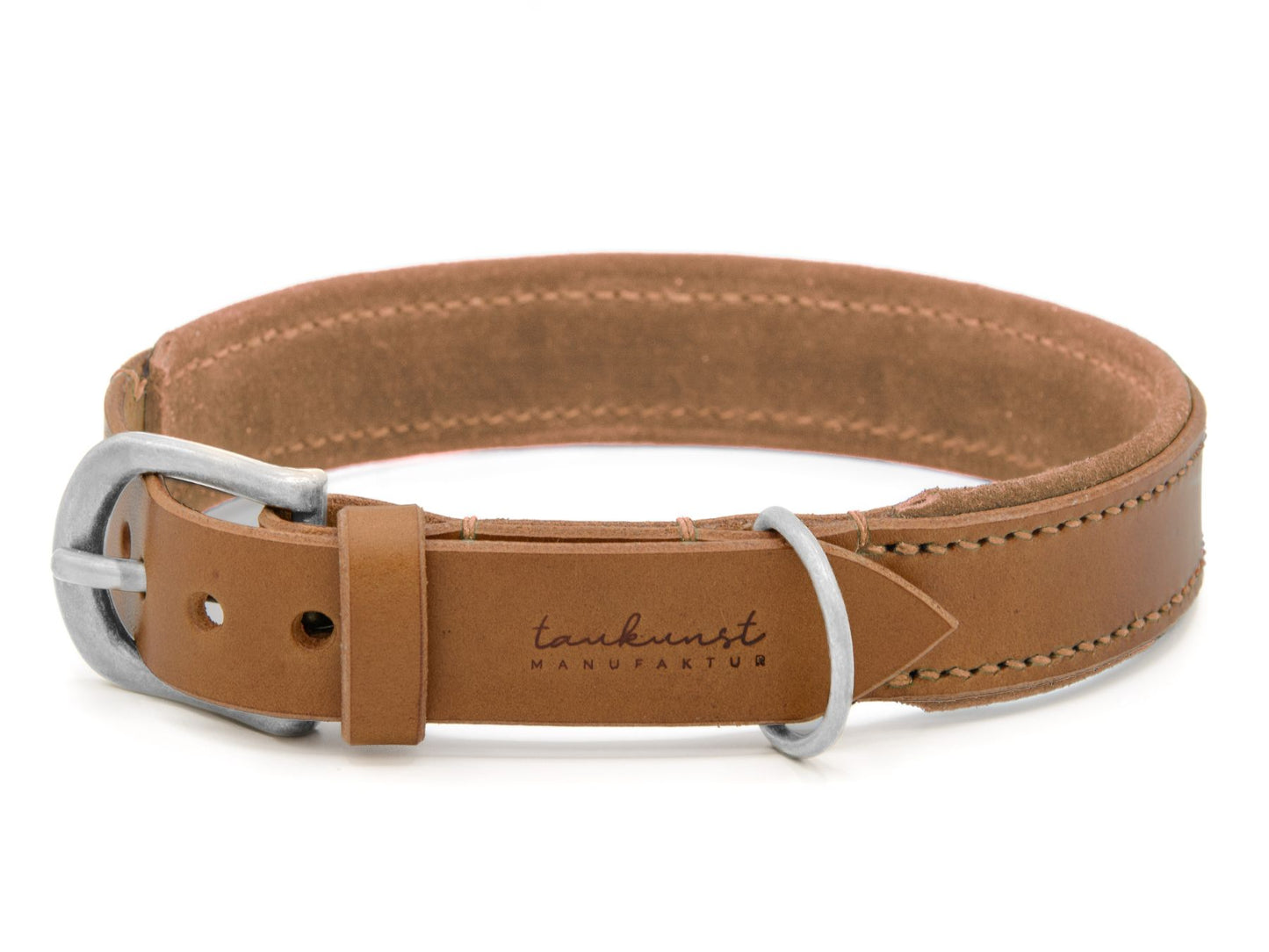 Lederhalsband 'Wildfang' Camel