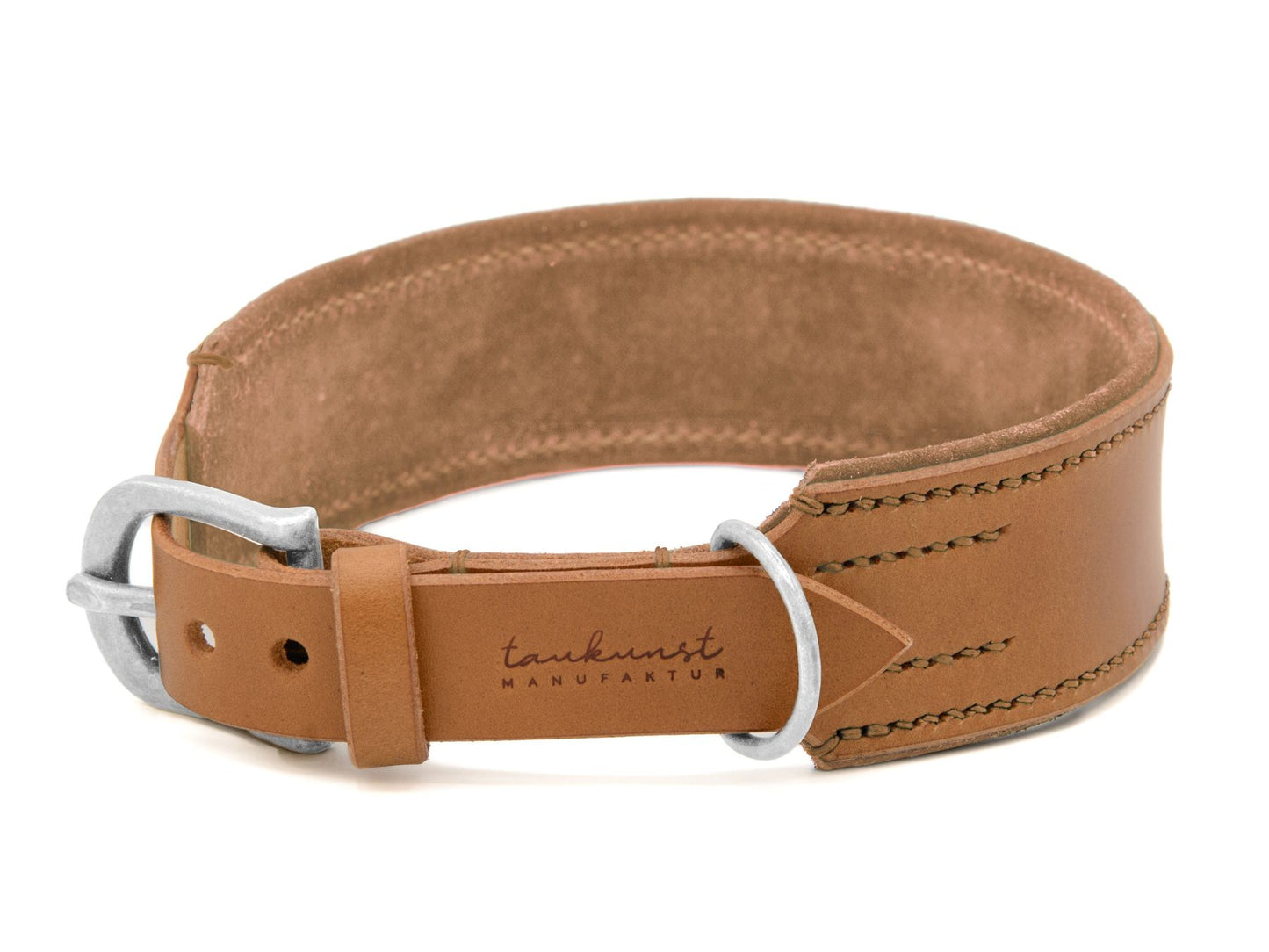 Lederhalsband 'Wildfang' Camel