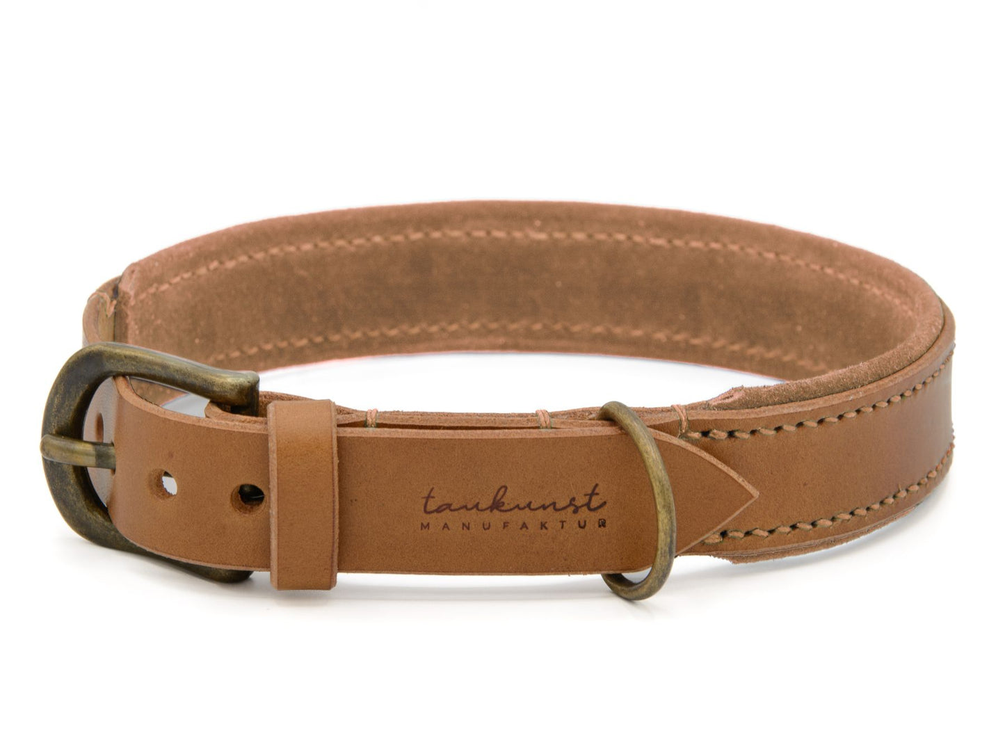 Lederhalsband 'Wildfang' Camel
