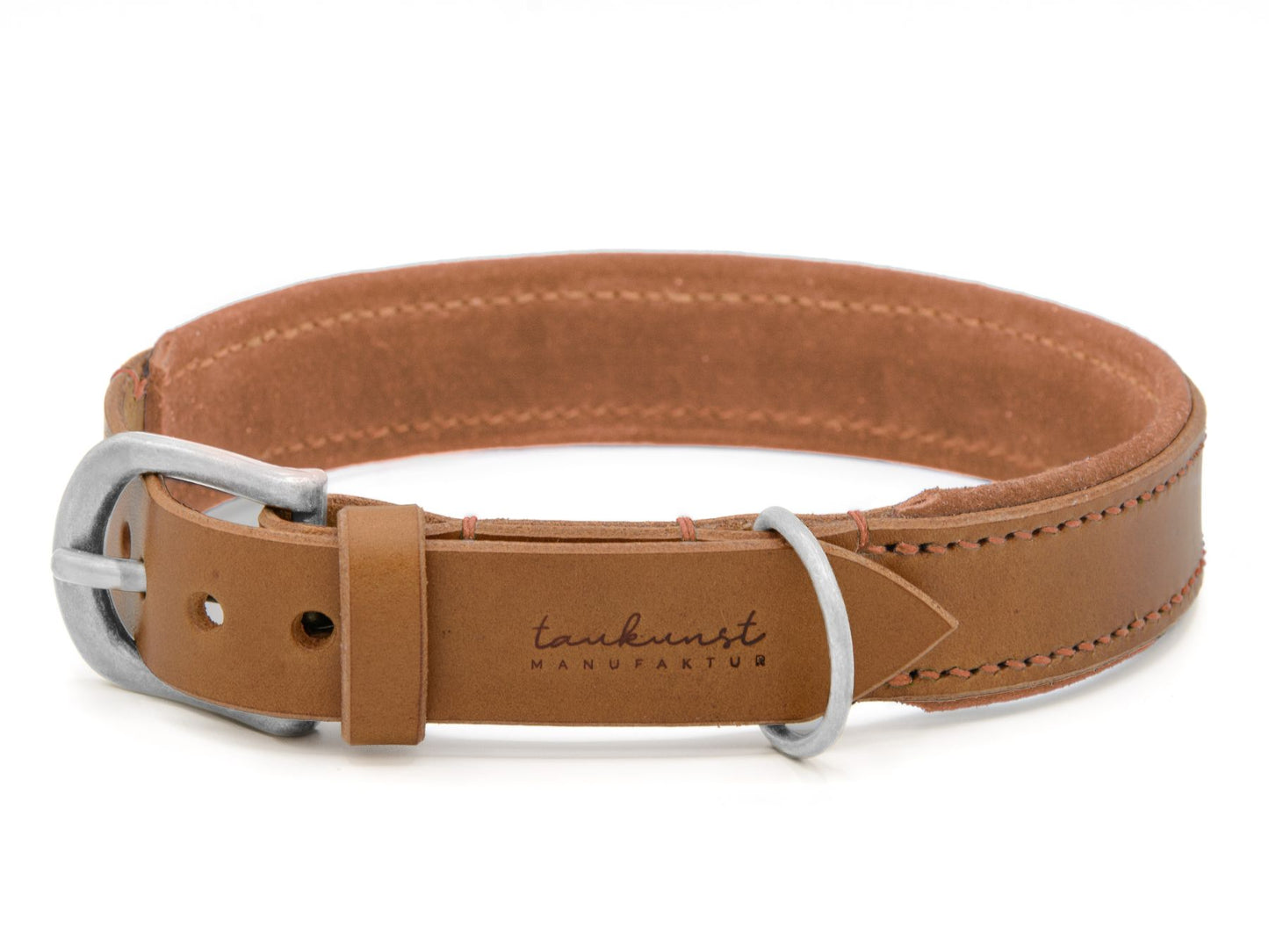 Lederhalsband 'Wildfang' Camel