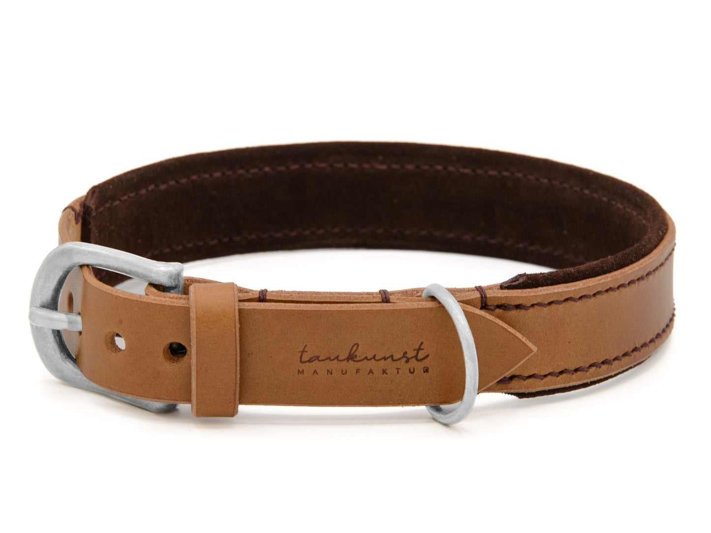 Lederhalsband 'Wildfang' Camel