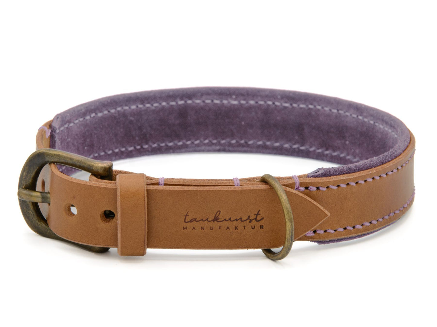 Lederhalsband 'Wildfang' Camel