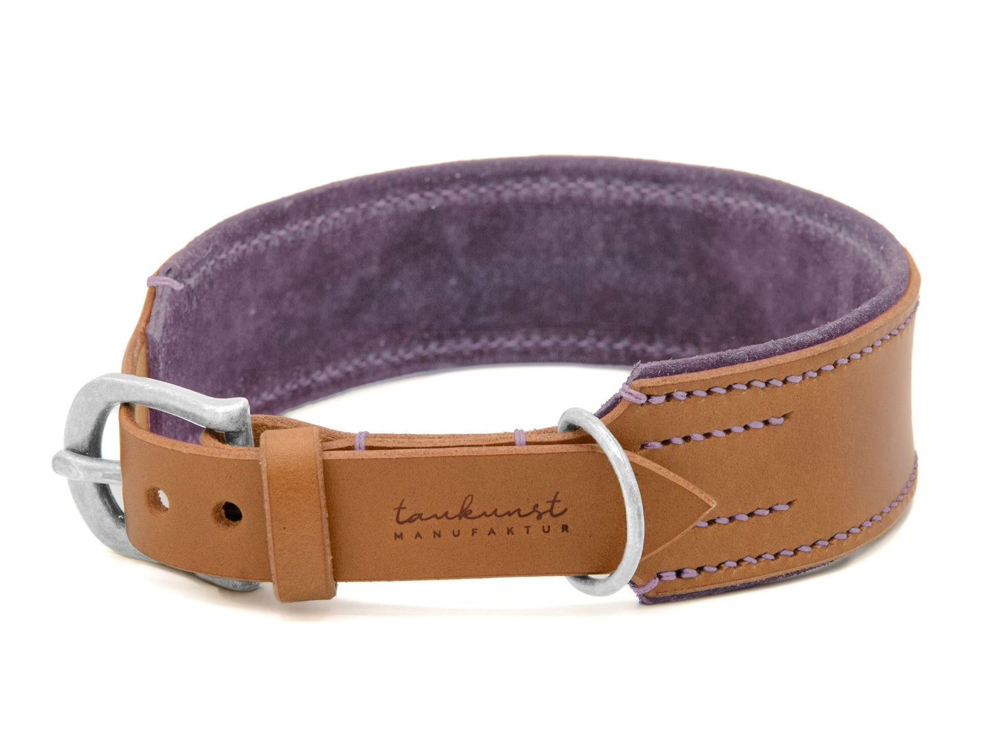 Lederhalsband 'Wildfang' Camel