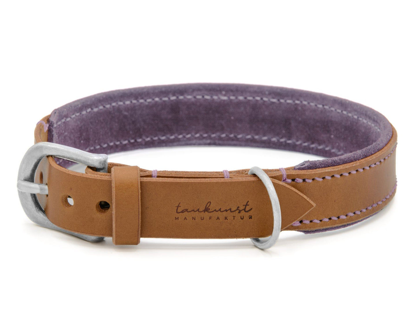 Lederhalsband 'Wildfang' Camel