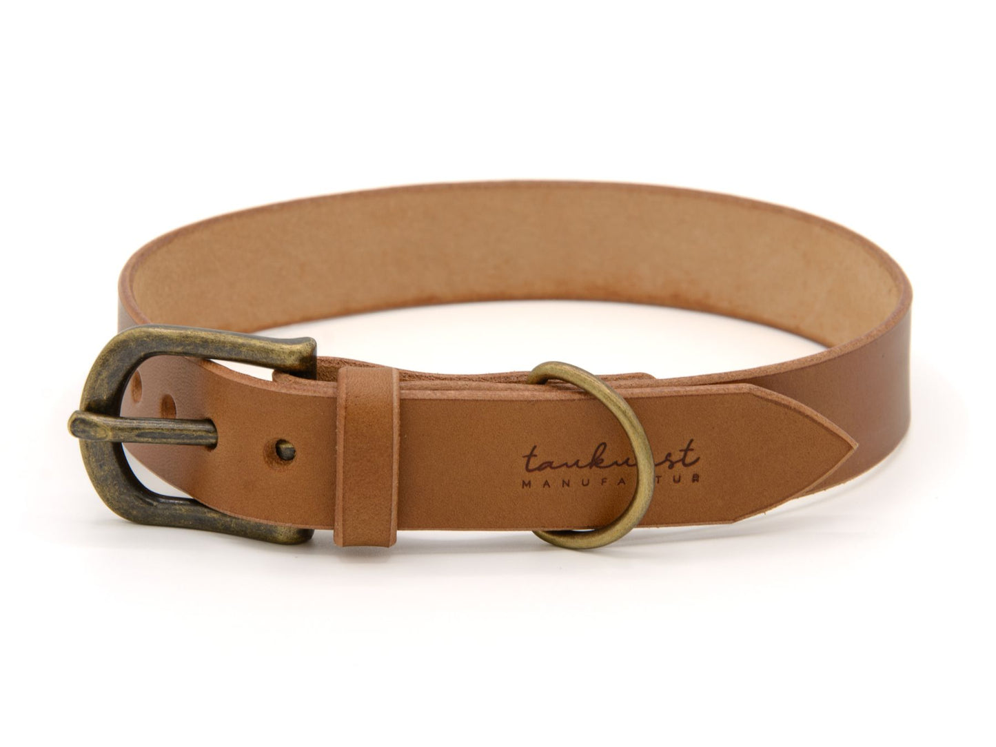 Lederhalsband 'Waldstreuner' Camel