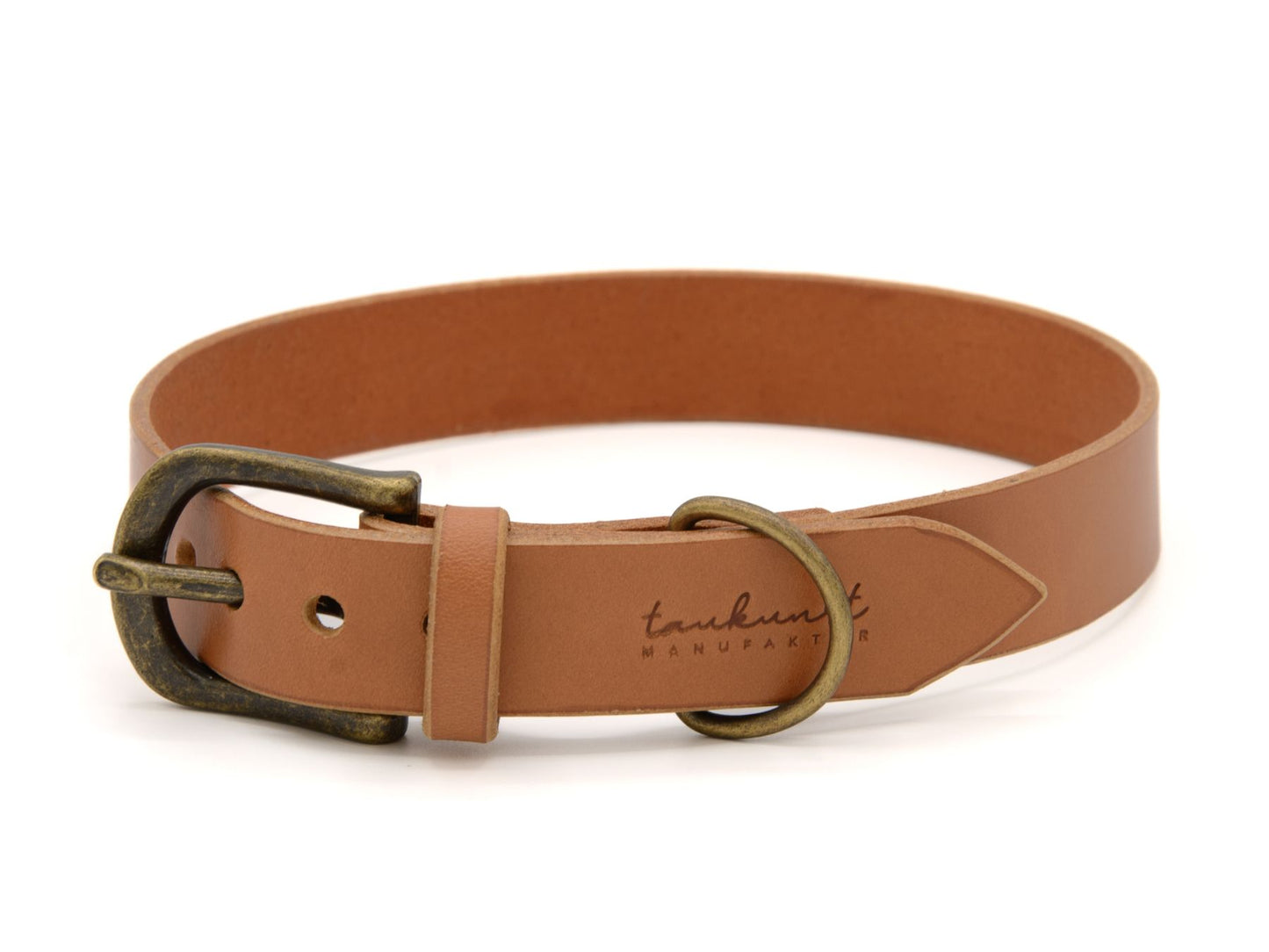 Lederhalsband 'Waldstreuner' Cognac