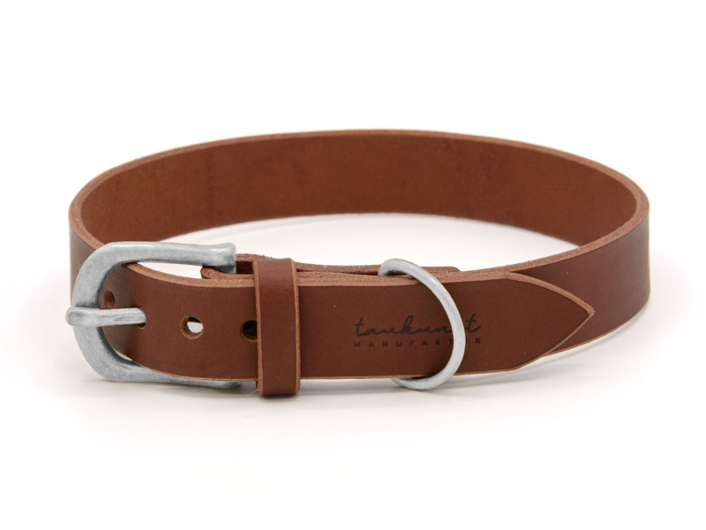 Lederhalsband 'Waldstreuner' Braun