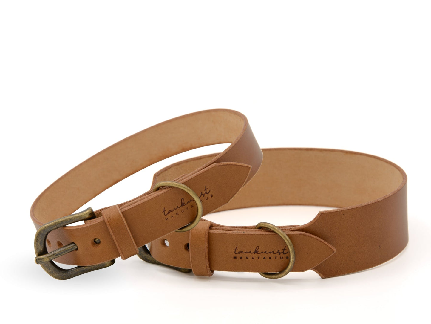 Lederhalsband 'Waldstreuner' Camel